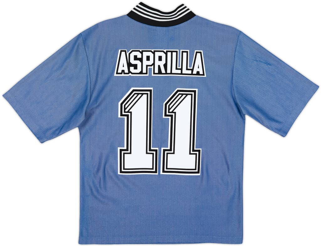 1996-97 Newcastle Away Shirt Asprilla #11 - 7/10 - (S)
