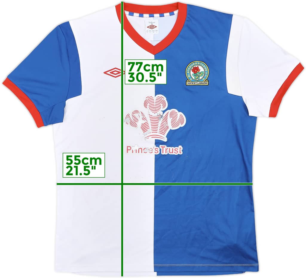 2011-12 Blackburn Home Shirt - 4/10 - (L)