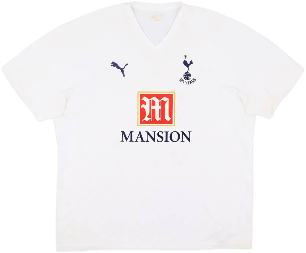 2007-08 Tottenham Home Shirt Berbatov #9 - 7/10 - (3XL)