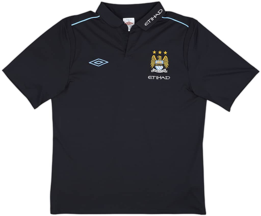 2011-12 Manchester City Umbro Polo Shirt - 9/10 - (L)