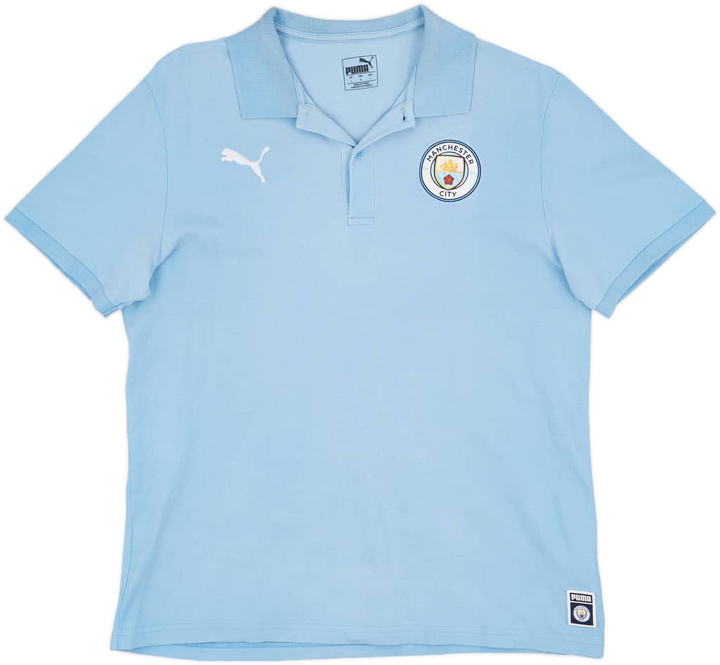 2019-20 Manchester City Puma Polo Shirt - 8/10 - (L)