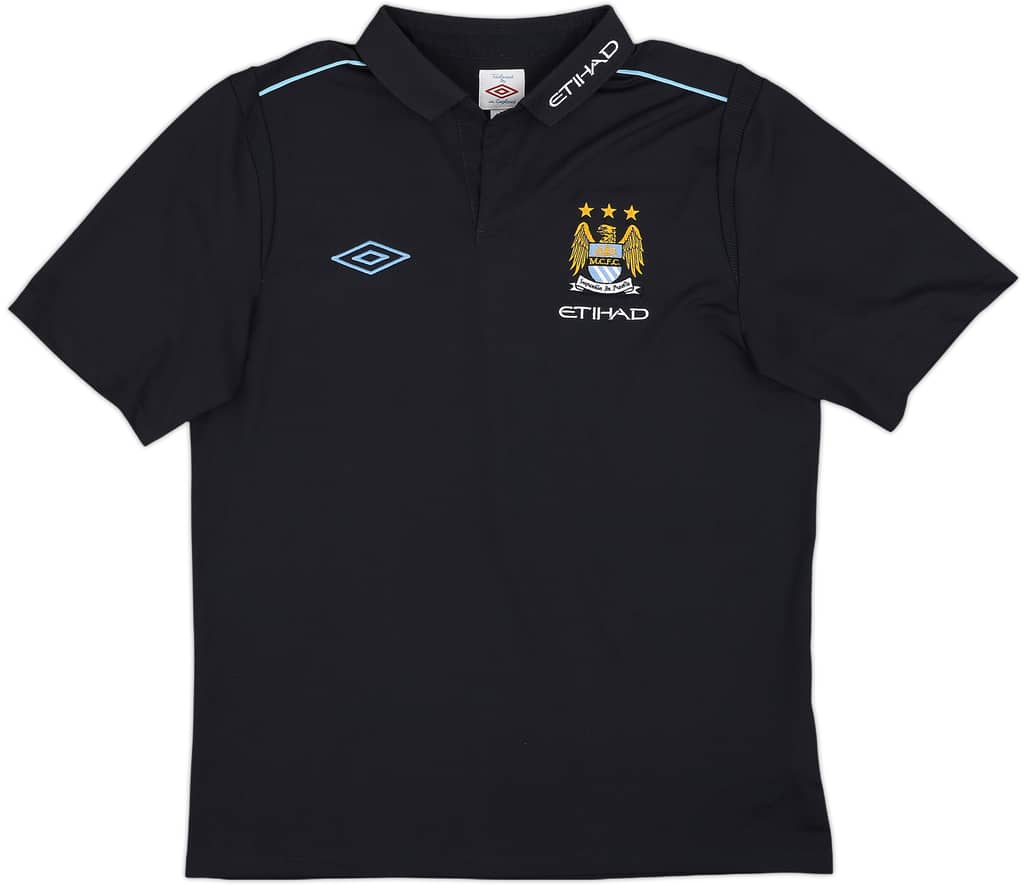 2011-12 Manchester City Umbro Polo Shirt - 9/10 - (L)