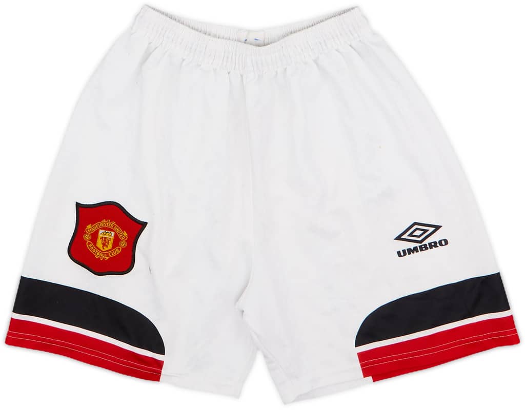 1994-96 Manchester United Home Shorts - 7/10 - (7-8 Years)