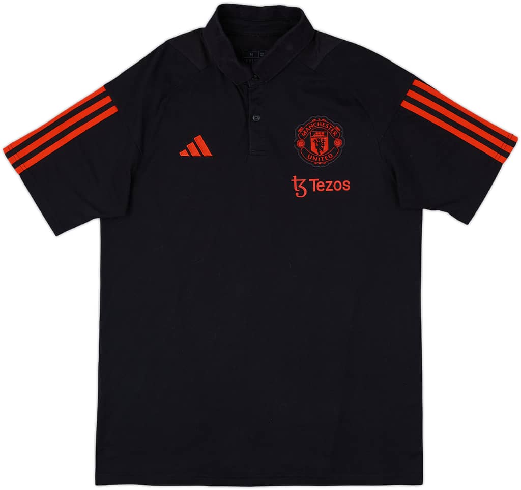 2022-23 Manchester United adidas Polo Shirt - 9/10 - (M)
