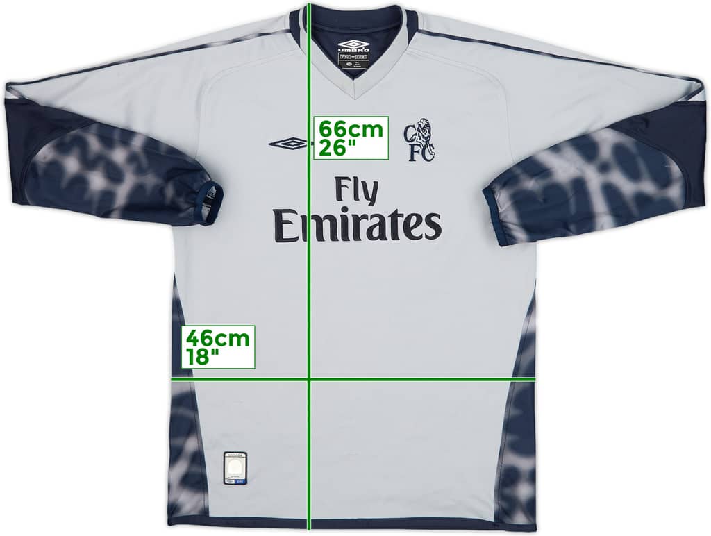 2003-04 Chelsea GK Shirt - 7/10 - (XL.Boys)