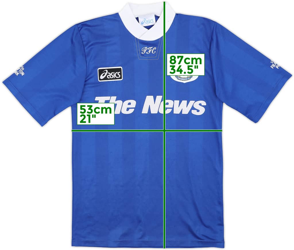 1995-97 Portsmouth Home Shirt - 8/10 - (S)