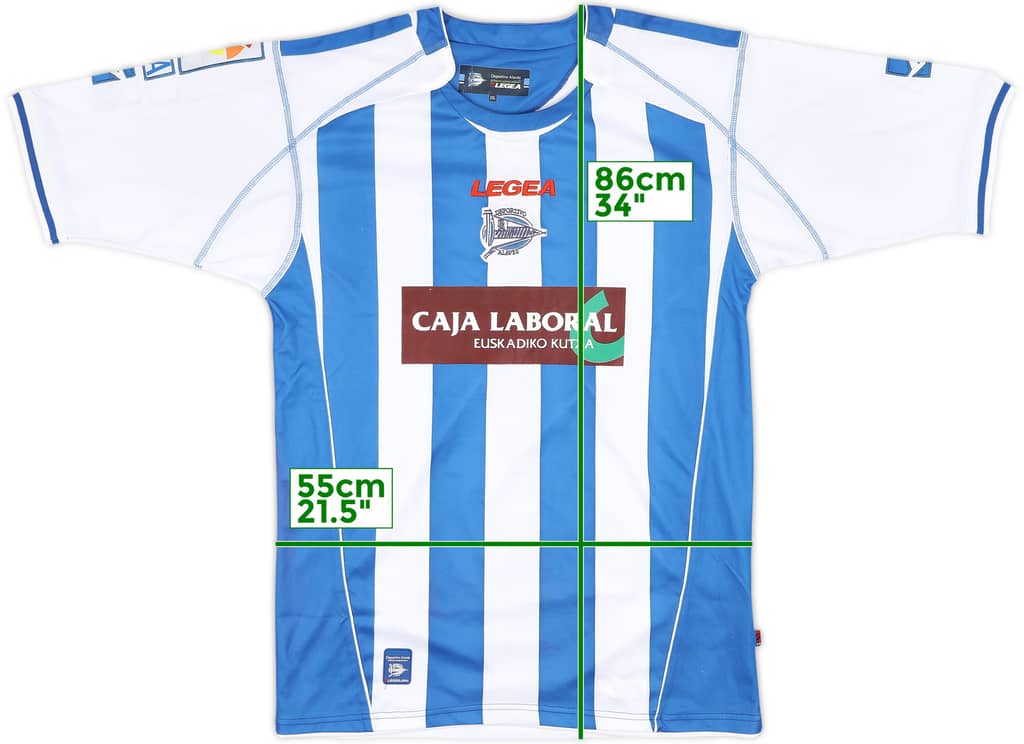 2009-10 Alaves Home Shirt - 8/10 - (XXL)