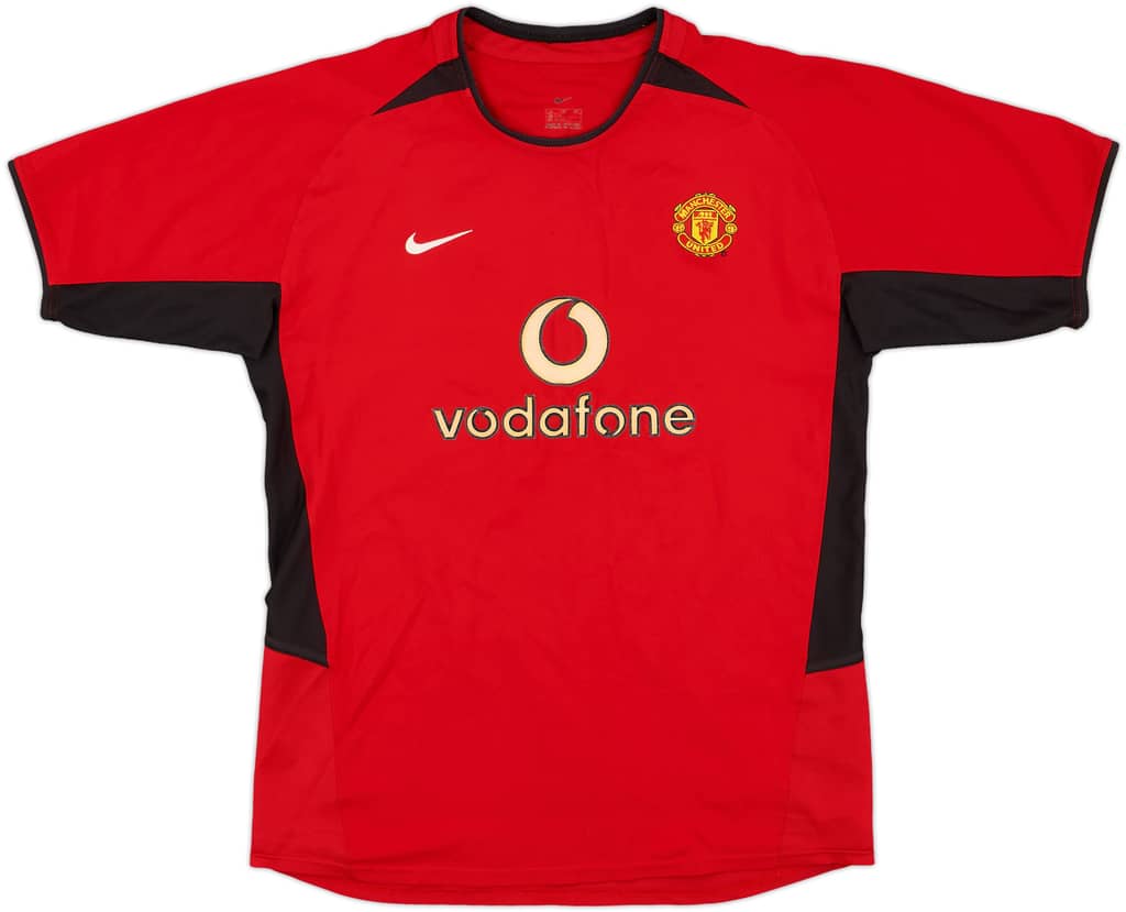 2002-04 Manchester United Home Shirt - 7/10 - (XL.Boys)