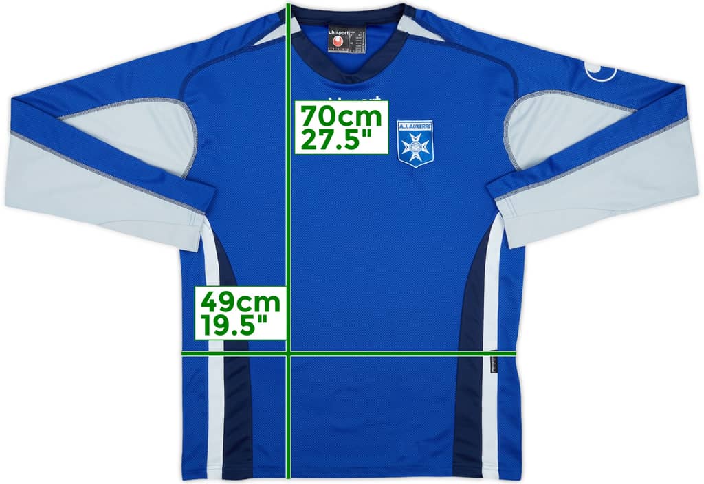 2005-06 Auxerre Uhlsport Training L/S Shirt - 8/10 - (L)