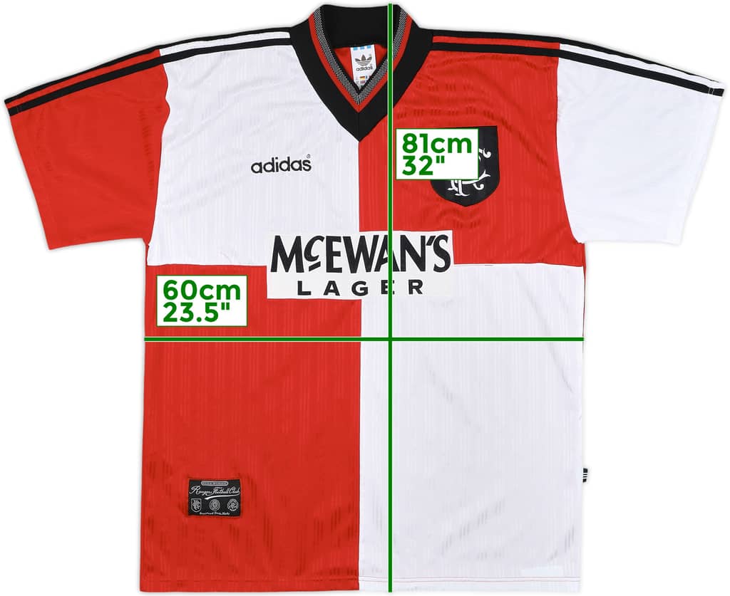 1995-96 Rangers Away Shirt - 8/10 - (XL)