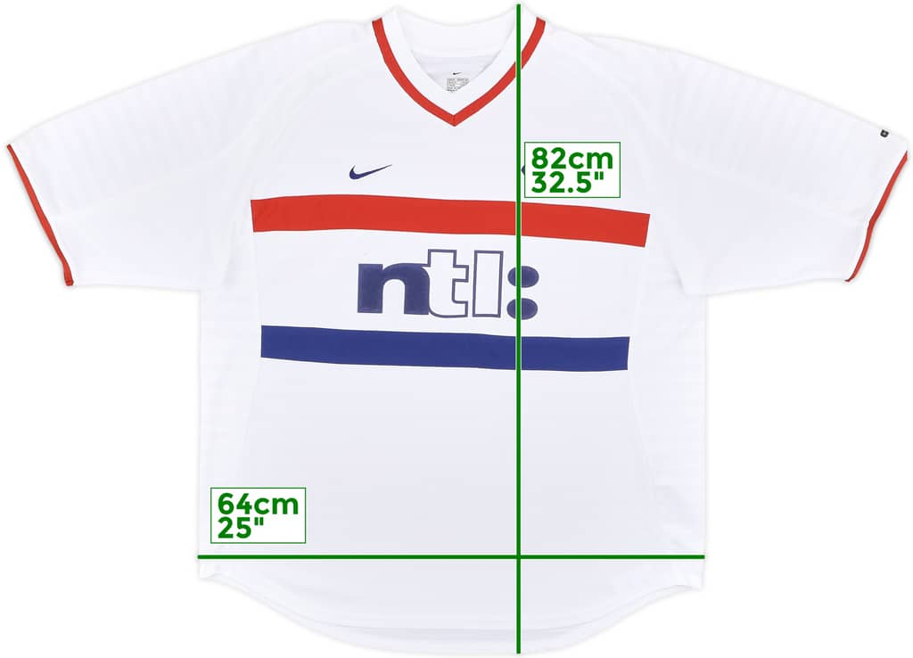2000-01 Rangers Away Shirt - 7/10 - (XL)