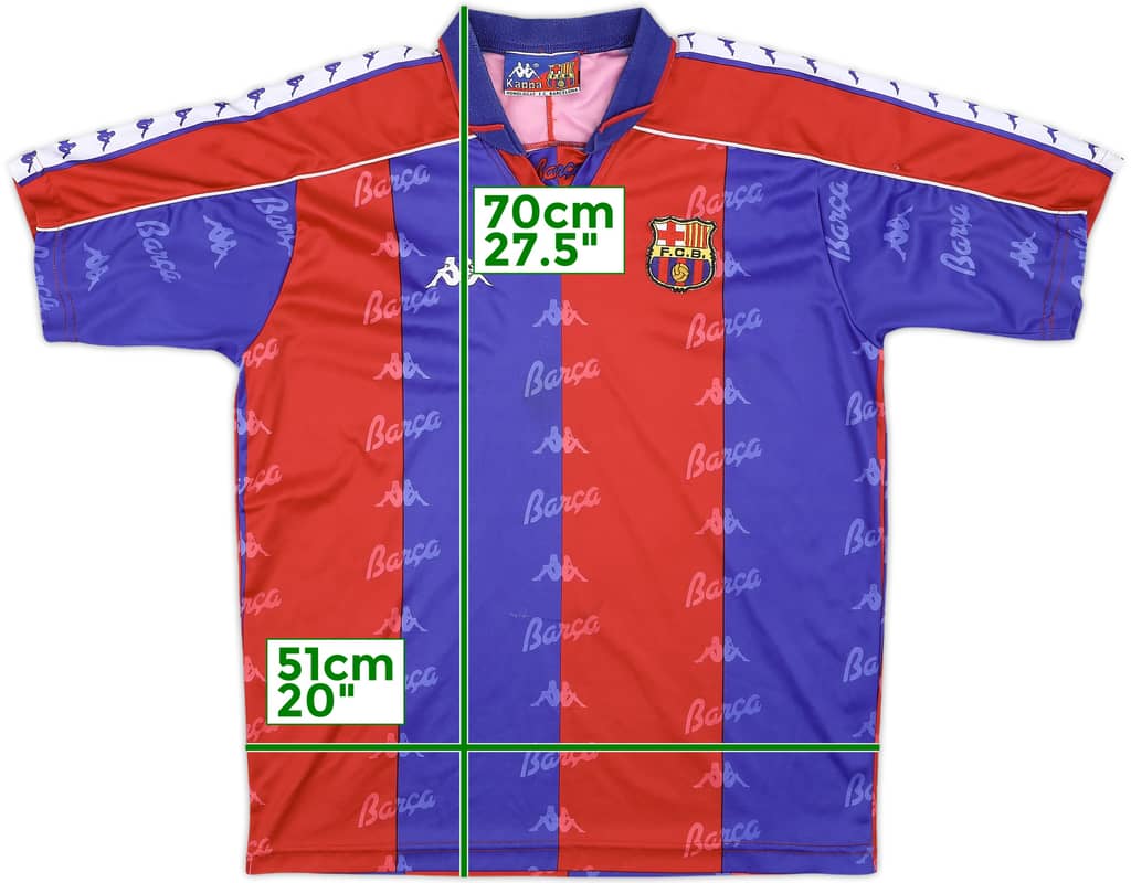 199-95 Barcelona Home Shirt - 7/10 - (M)