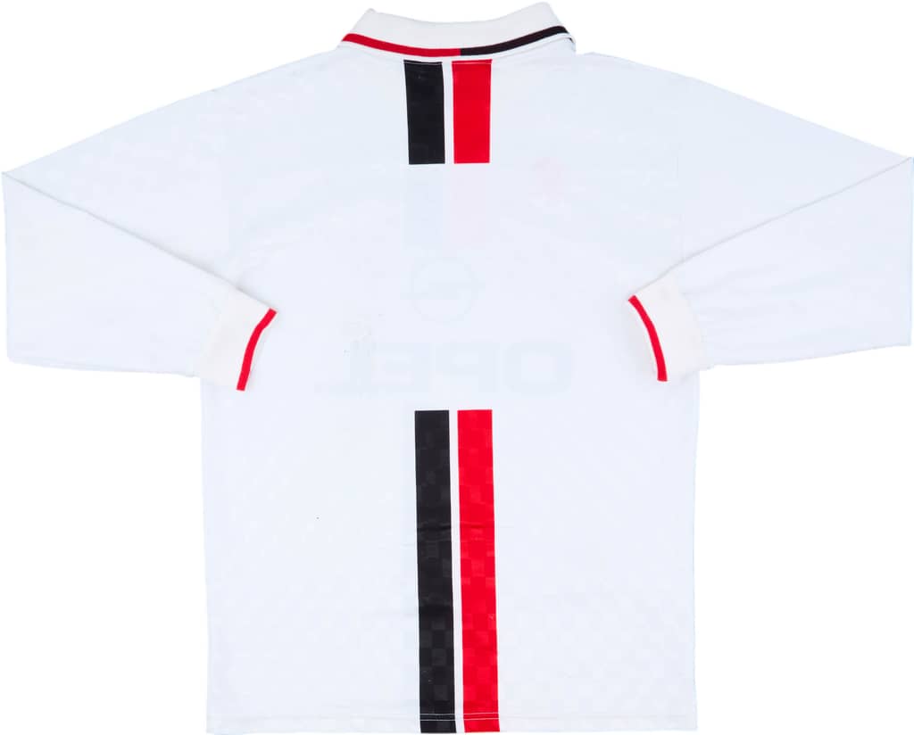 1995-96 AC Milan Away L/S Shirt - 8/10 - (L)