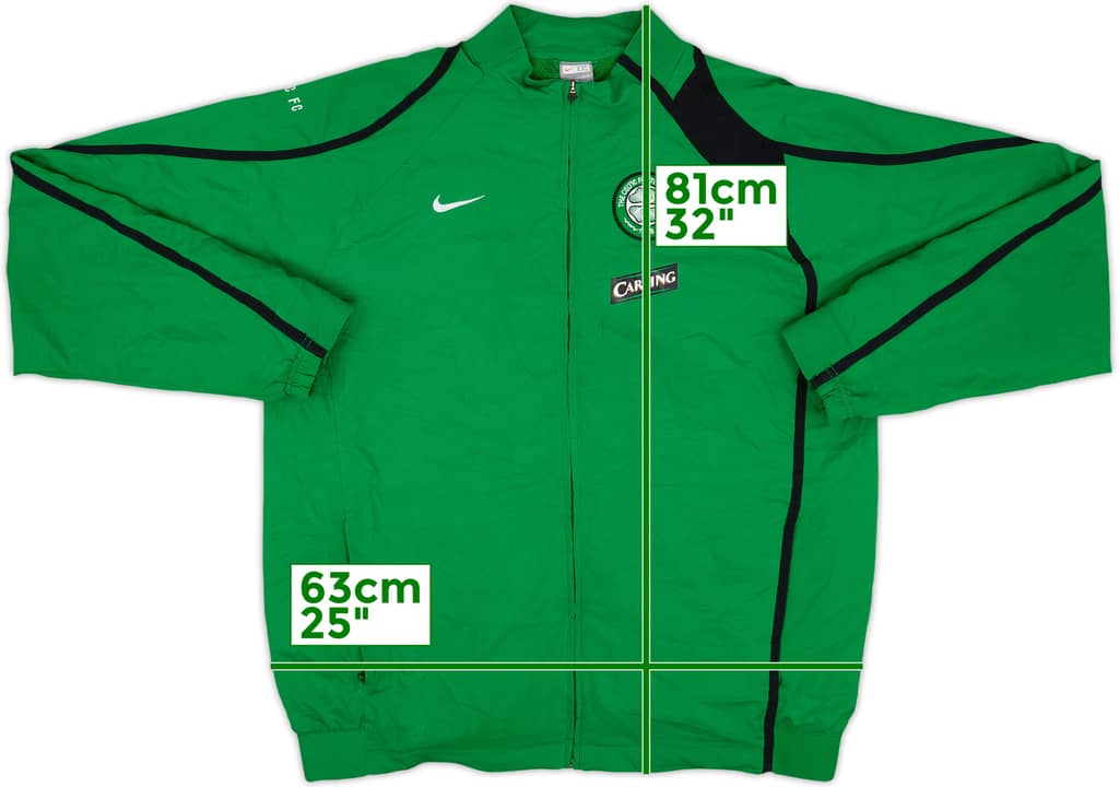 2007-08 Celtic Nike Track Jacket - 8/10 - (XXL)