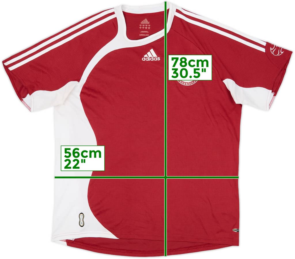 2006-08 Latvia Home Shirt - 8/10 - (L)