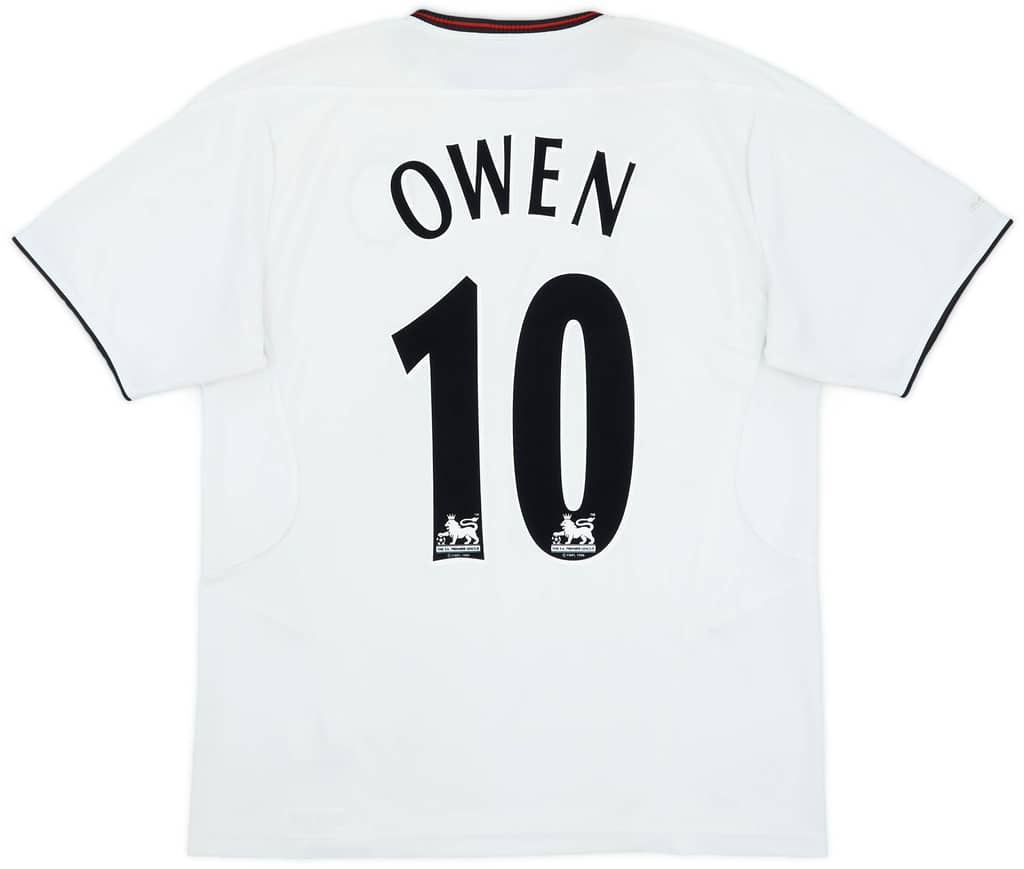 2003-04 Liverpool Away Shirt Owen #10 - 7/10 - (M)
