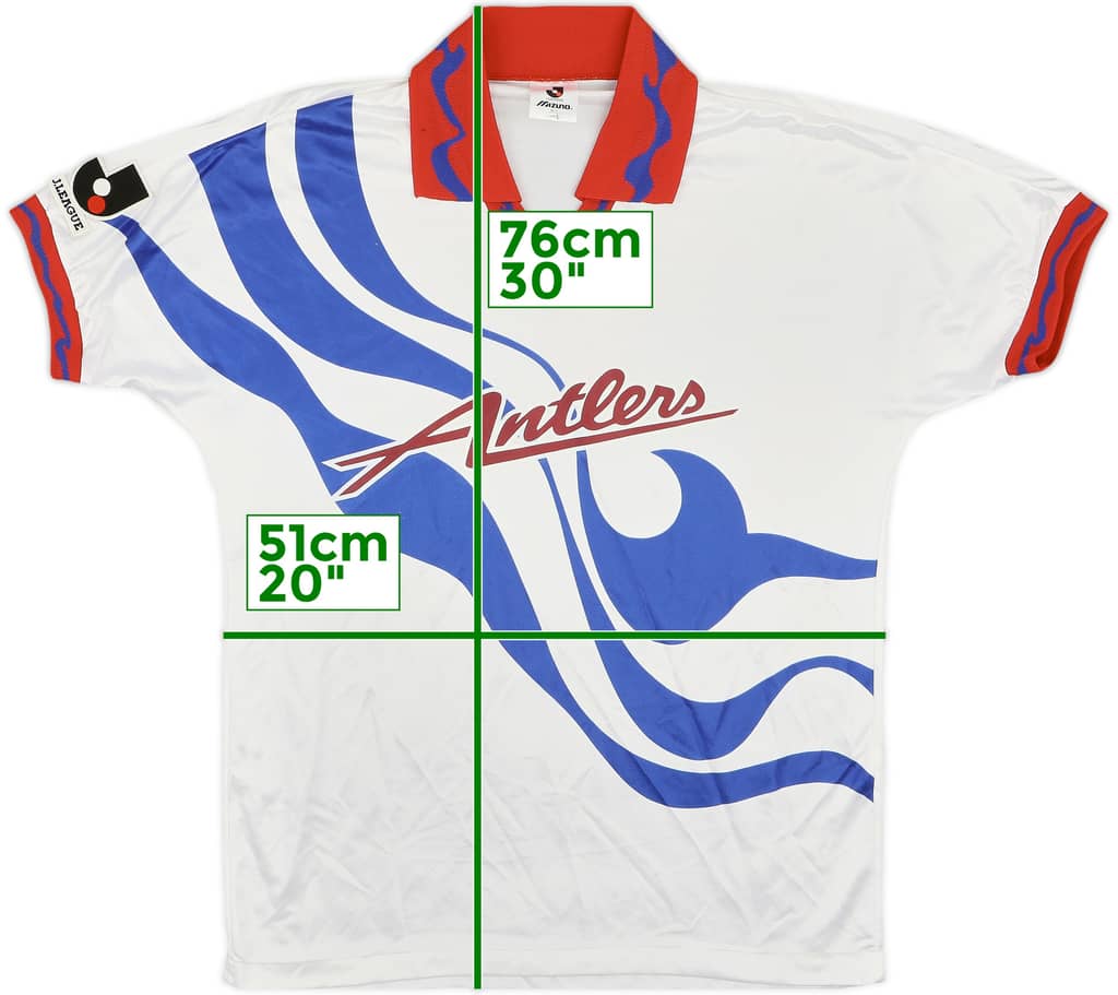 1993-95 Kashima Antlers Away Shirt - 9/10 - (M/L)