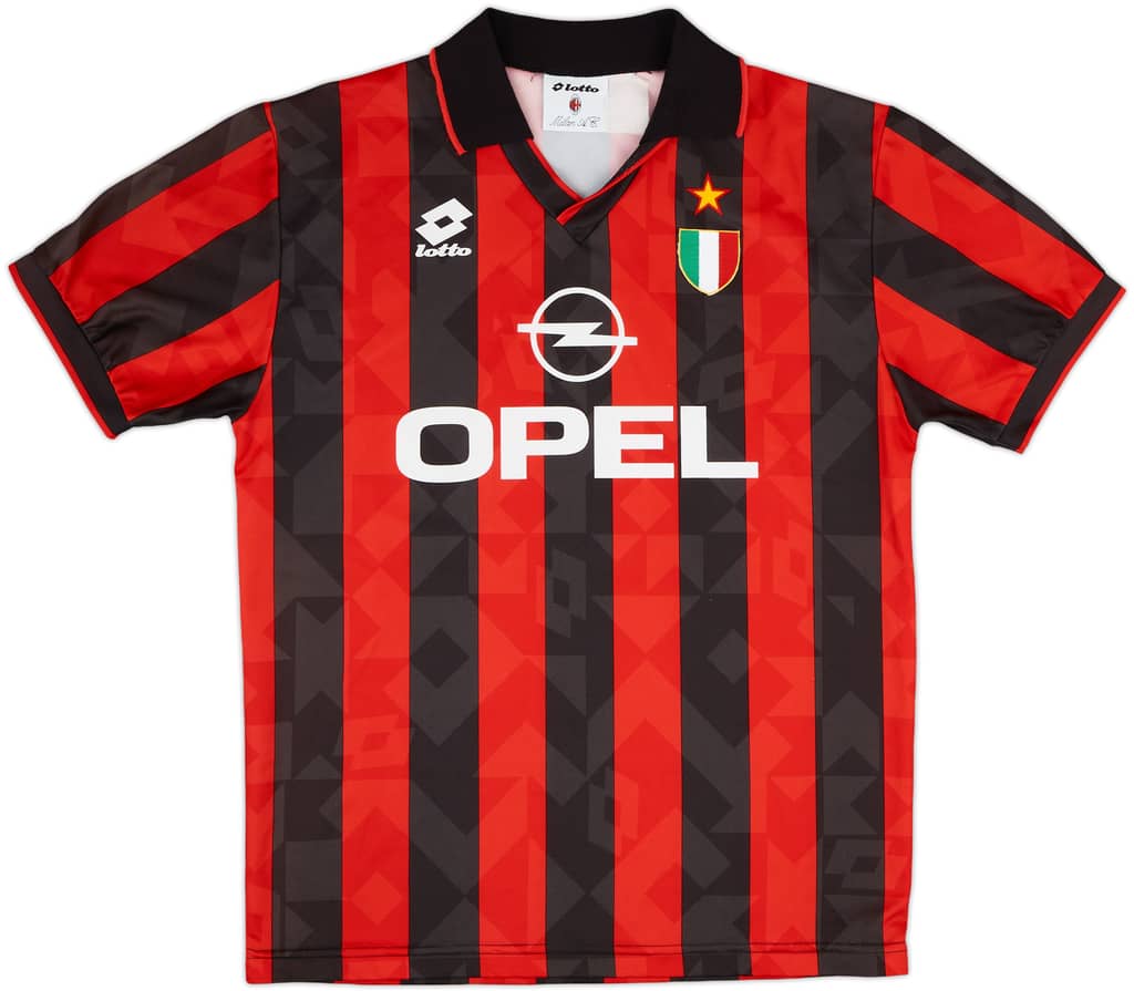 1995-96 AC Milan Home Shirt - 8/10 - (L)