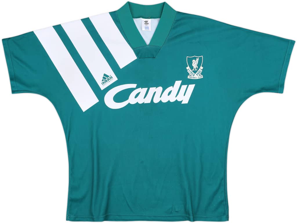 1991-92 Liverpool Away Shirt - 8/10 - (L/XL)