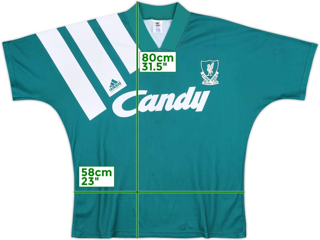 1991-92 Liverpool Away Shirt - 8/10 - (L/XL)