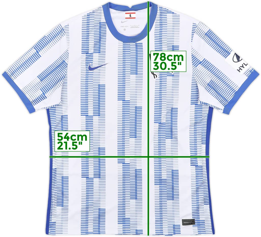 2021-22 Hertha Berlin Home Shirt - 7/10 - (L)