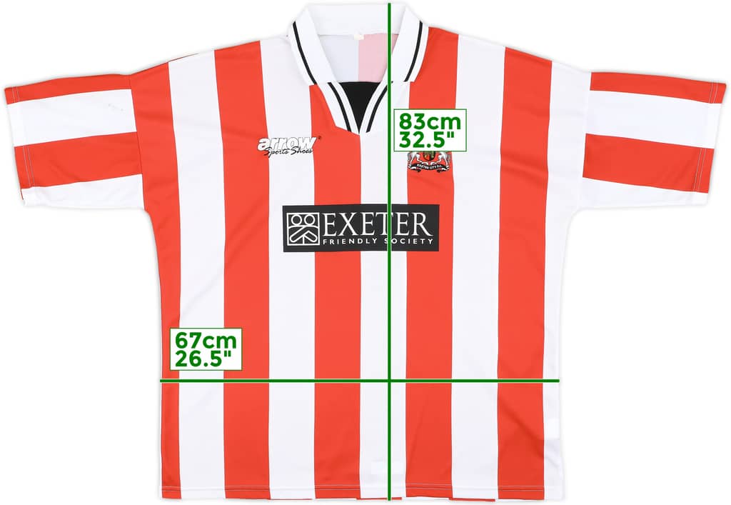 1998-99 Exeter City Home Shirt - 7/10 - (XL)