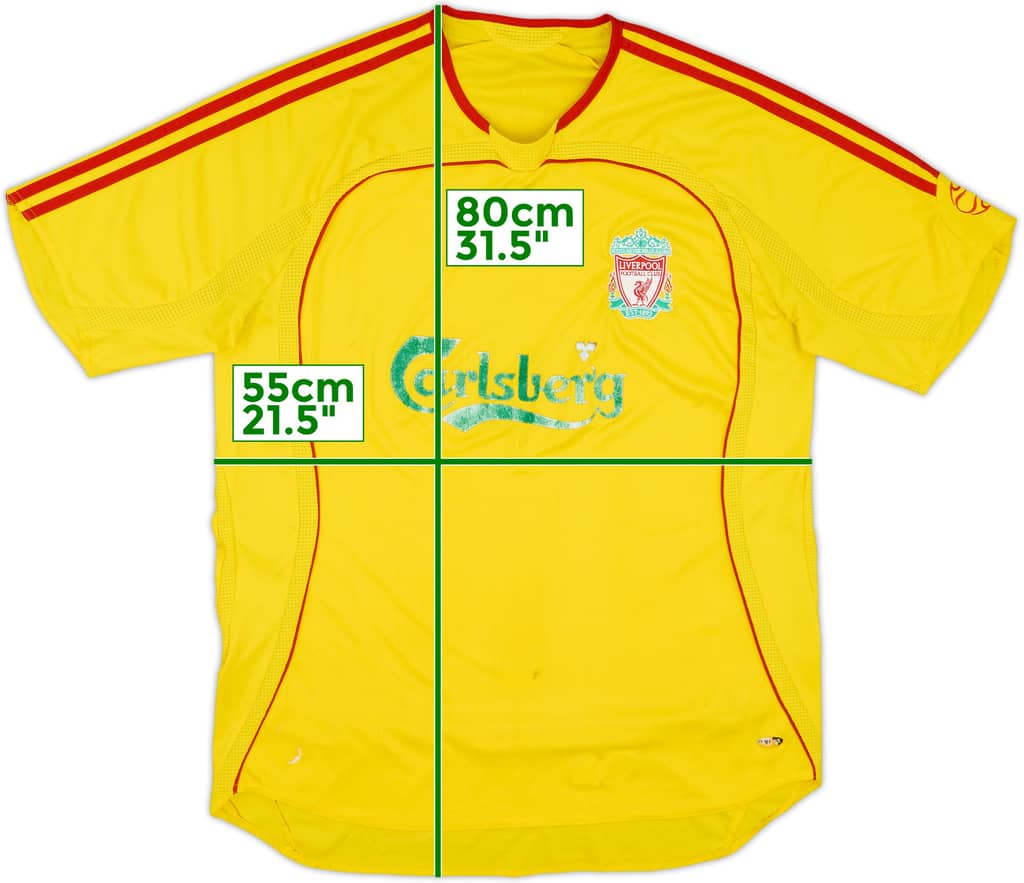 2006-07 Liverpool Away Shirt - 4/10 - (XL)