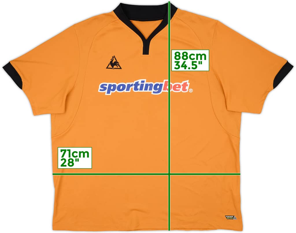 2009-10 Wolves Home Shirt - 8/10 - (3XL)