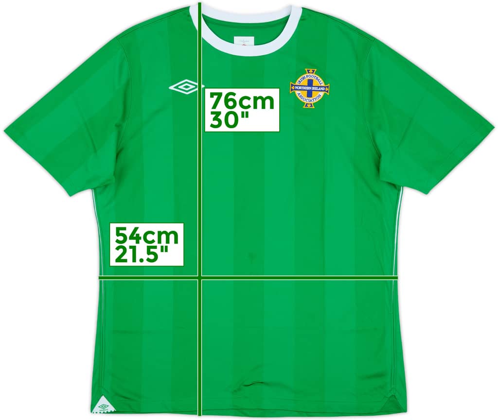 2010-12 Northern Ireland Home Shirt - 9/10 - (L)