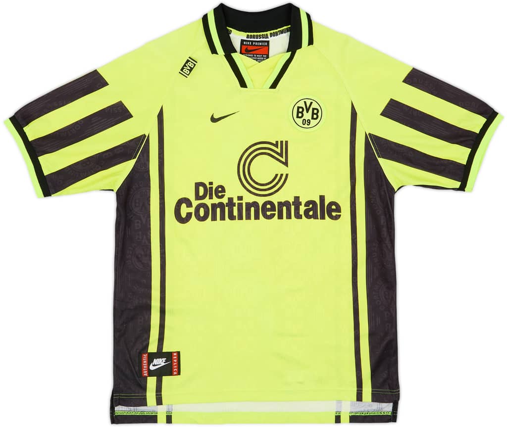 1996-97 Borussia Dortmund Home Shirt - 9/10 - (XL.Boys)