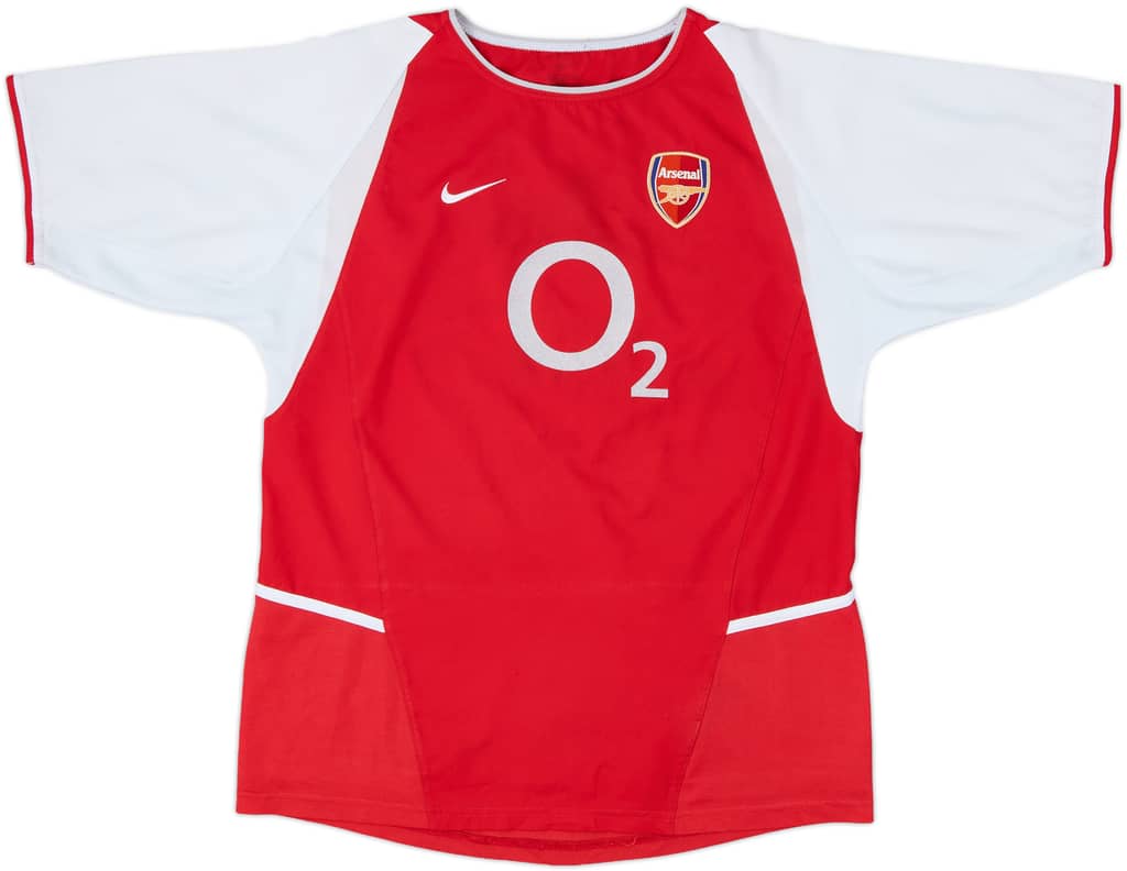 2002-04 Arsenal Home Shirt - 6/10 - (XL.Boys)