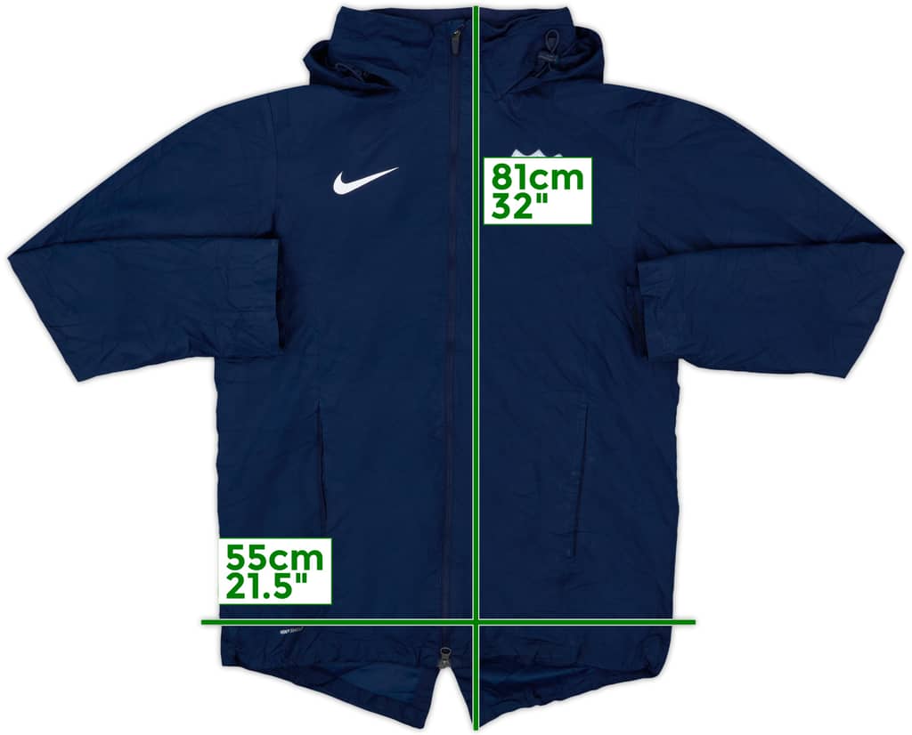 2019-20 Portsmouth Nike Hooded Rain Jacket - 6/10 - (M)