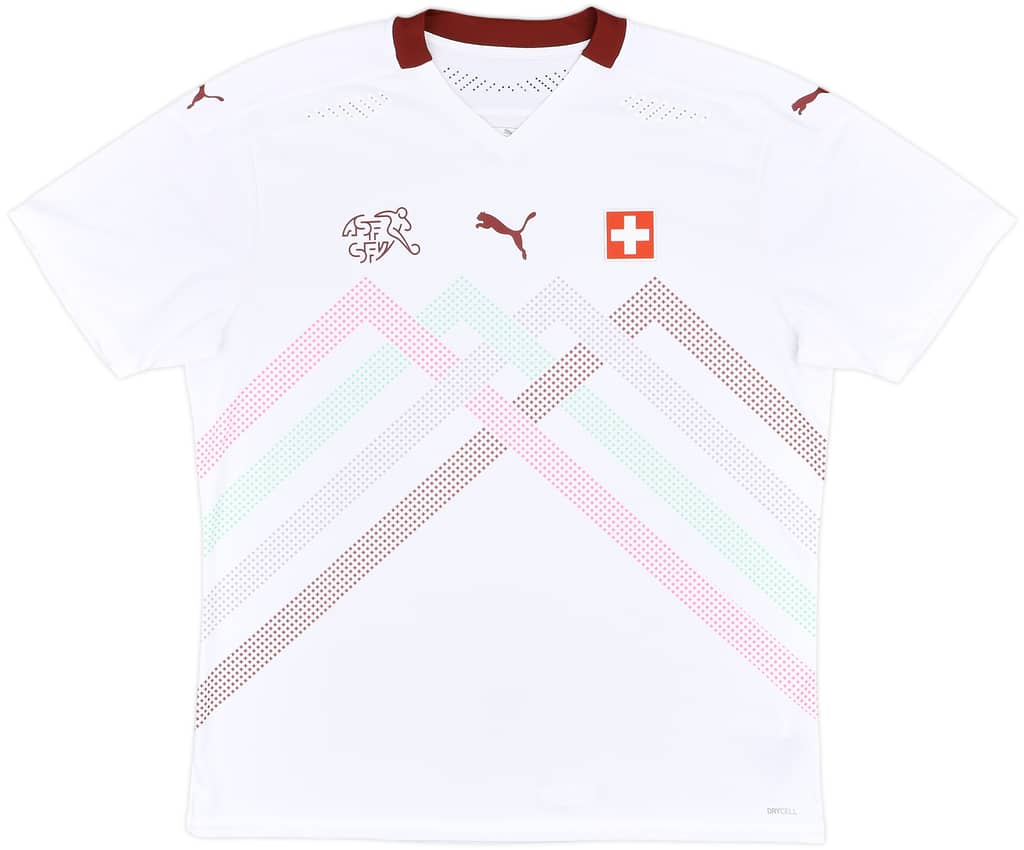 2020-21 Switzerland Authentic Away Shirt - 10/10 - (XXL)