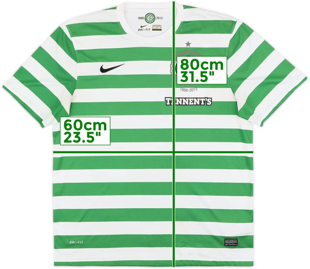 2012-13 Celtic '125th Anniversary' Home Shirt - 8/10 - (XL)