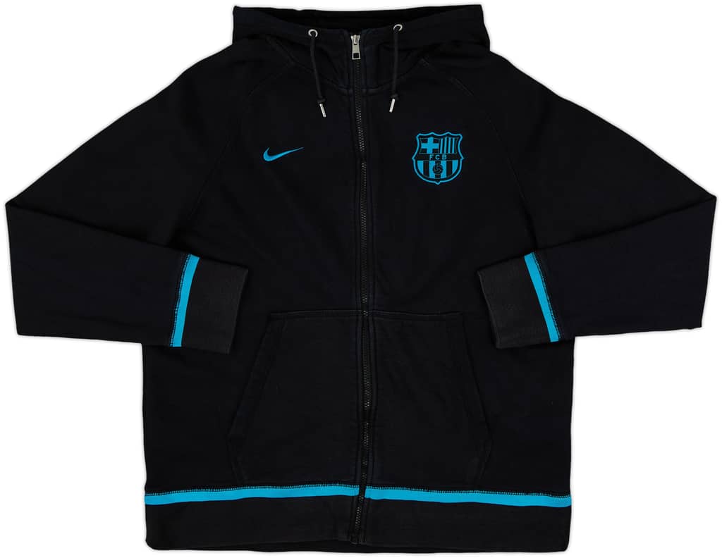 2015-16 Barcelona Nike Hooded Track Jacket - 8/10 - (XL)