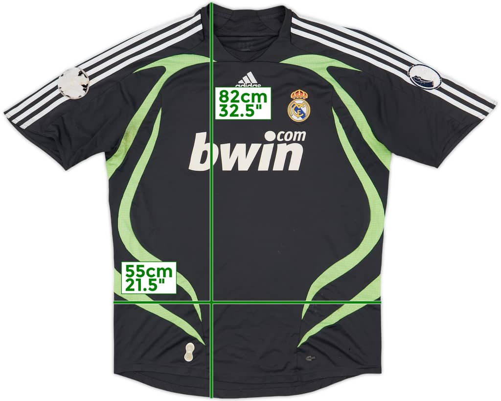 2007-08 Real Madrid CL Third Shirt - 5/10 - (XL)