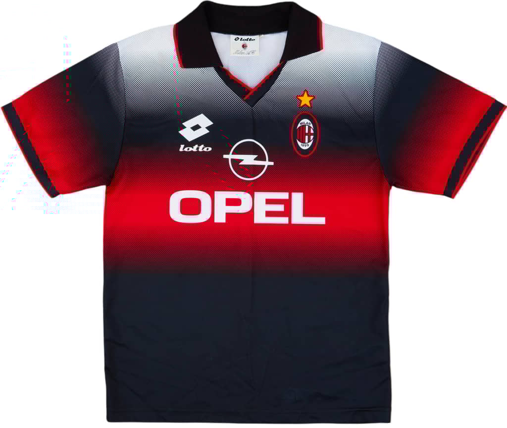 1996-97 AC Milan Lotto Training Shirt - 9/10 - (M)
