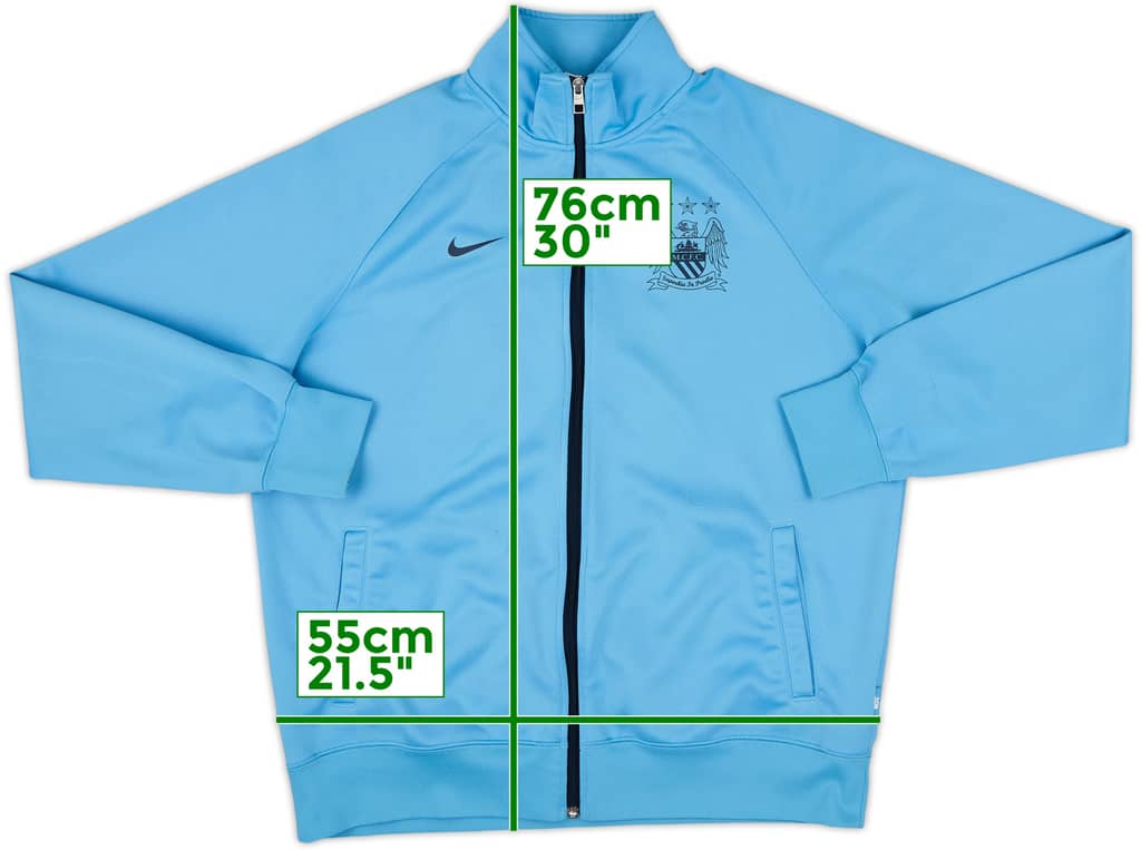2013-14 Manchester City Nike Track Jacket - 7/10 - (L)