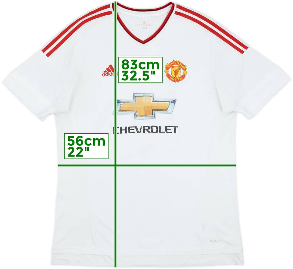 2015-16 Manchester United Away Shirt - 5/10 - (XL)