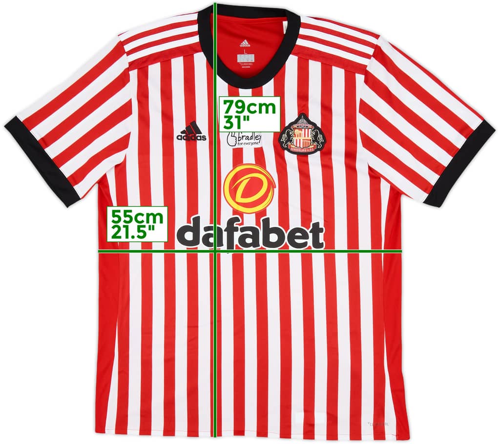 2017-18 Sunderland Home Shirt - 8/10 - (L)