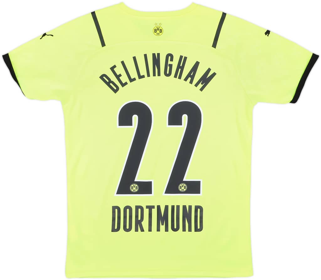2021-22 Borussia Dortmund European Home Shirt Bellingham #22 - 8/10 - (S)