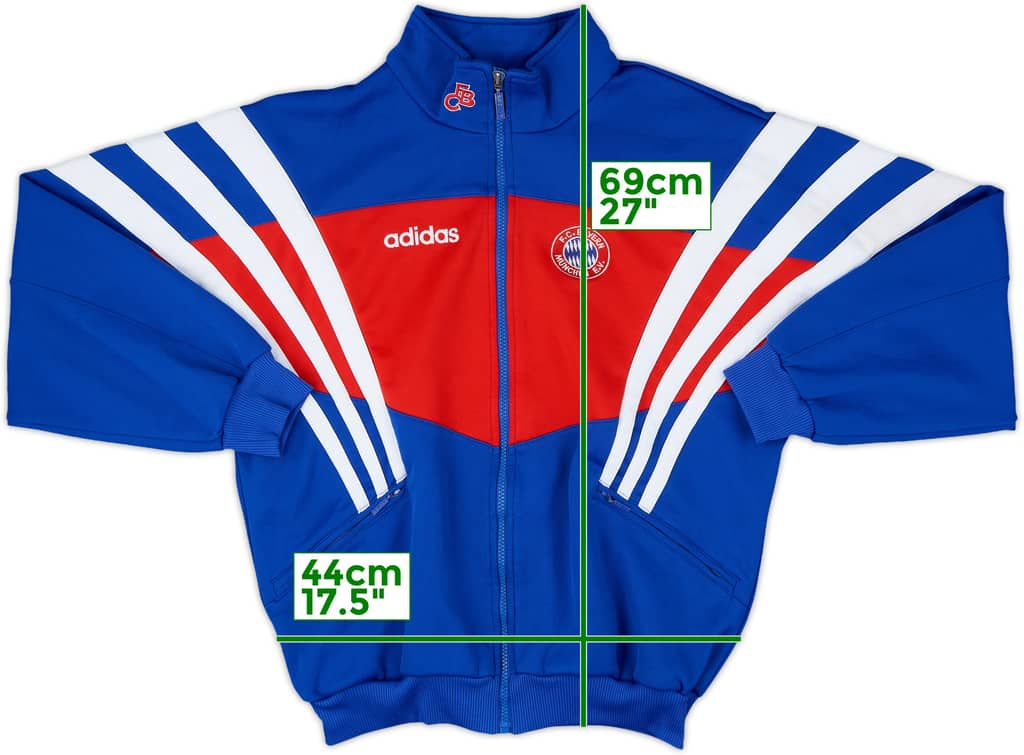 1995-96 Bayern Munich adidas Track Jacket - 8/10 - (L)