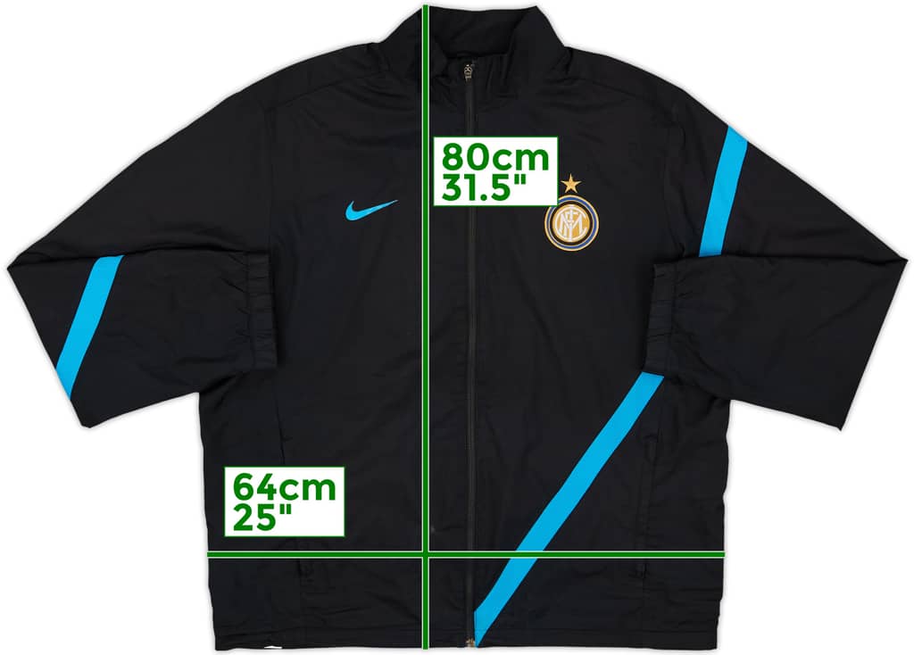 2011-12 Inter Milan Nike Track Jacket - 8/10 - (XL)