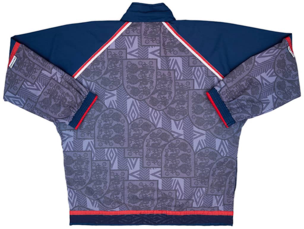 1994-96 England Umbro Track Jacket - 7/10 - (L)