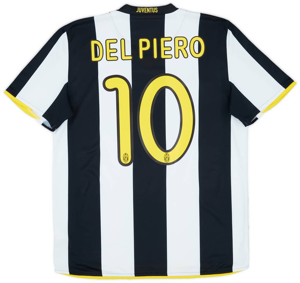 2008-09 Juventus Home Shirt Del Piero #10 - 7/10 - (M)