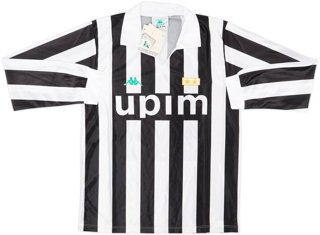 1991-92 Juventus Basic Home L/S Shirt (M)