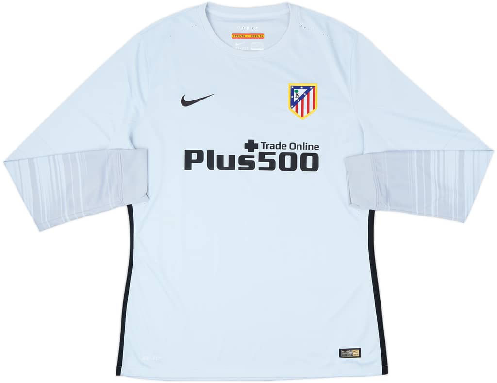 2015-16 Atletico Madrid Authentic GK Shirt - 7/10 - (XL)