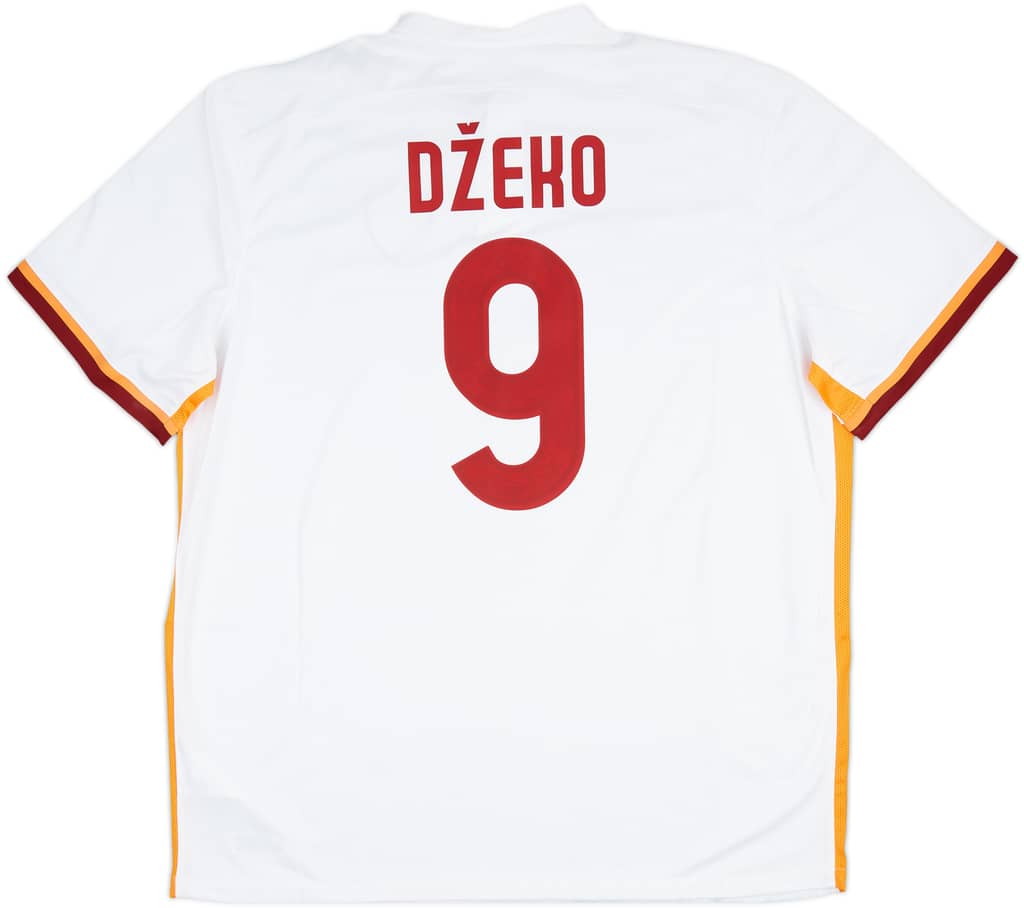 2015-16 Roma Away Shirt Dzeko #9 (XXL)