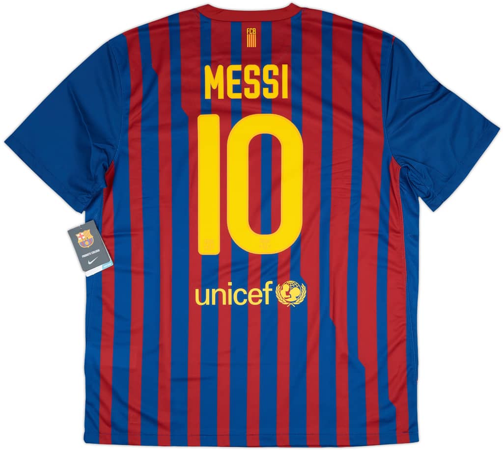 2011-12 Barcelona Home Shirt Messi #10 (XL)