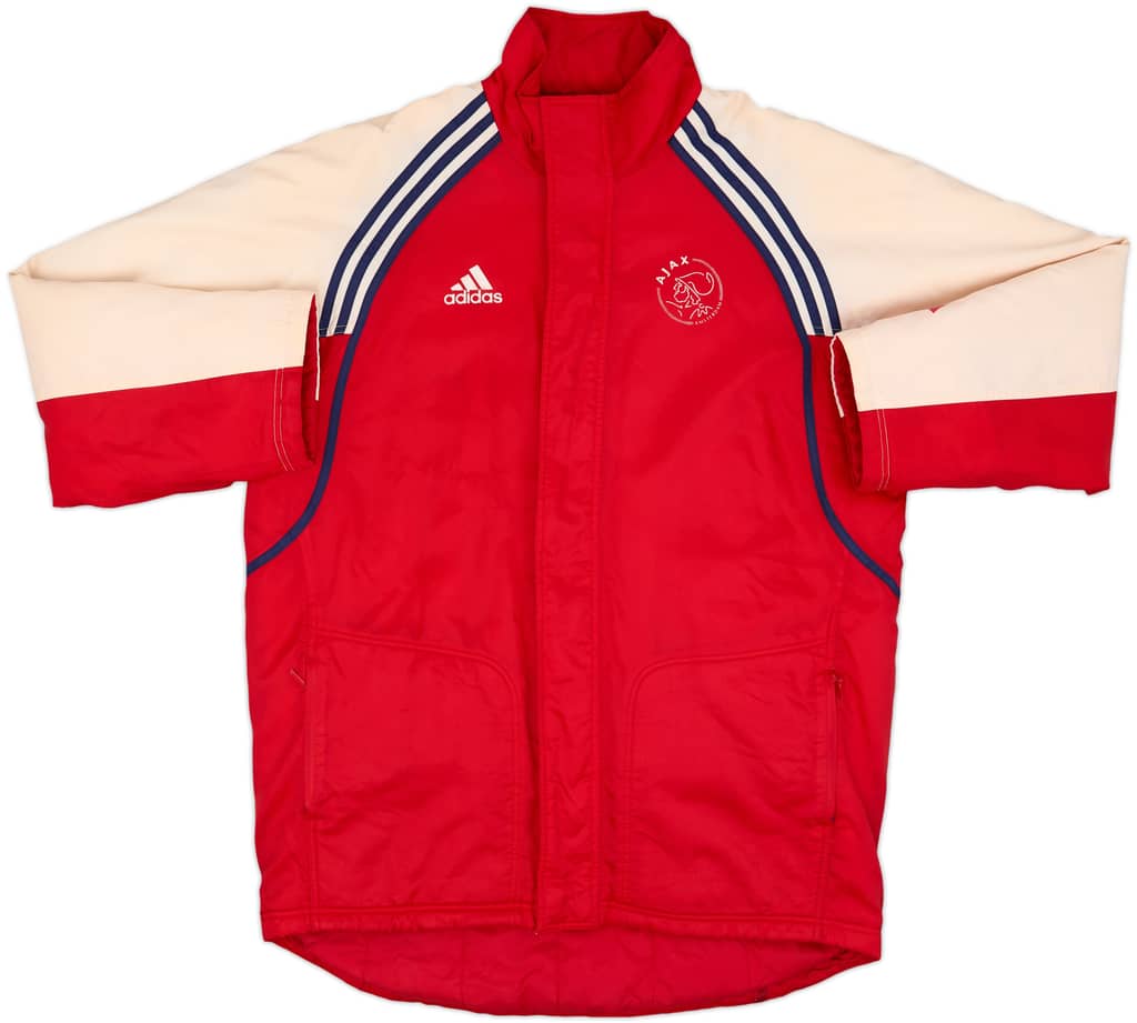 2000-01 Ajax adidas Padded Bench Coat - 6/10 - (L/XL)